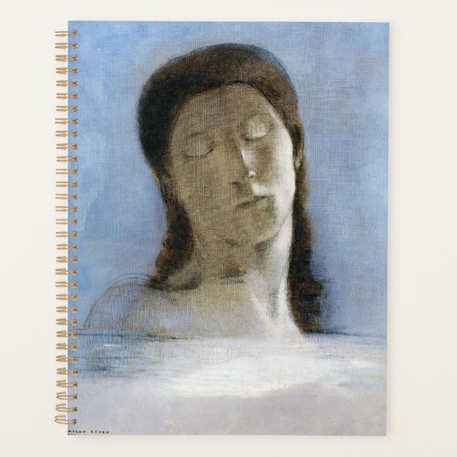 Odilon Redon, closed eyes 1890  Planner (Front)
