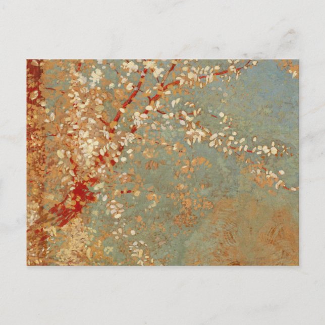 Odilon Redon - Figure Under A Blossoming Tree Postcard (Front)