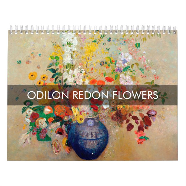 Odilon Redon Flowers Calendar (Cover)