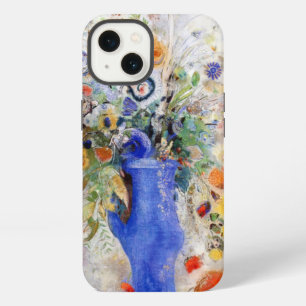 Odilon Redon - Large Bouquet in Pastel Blue Vase iPhone 13 Case