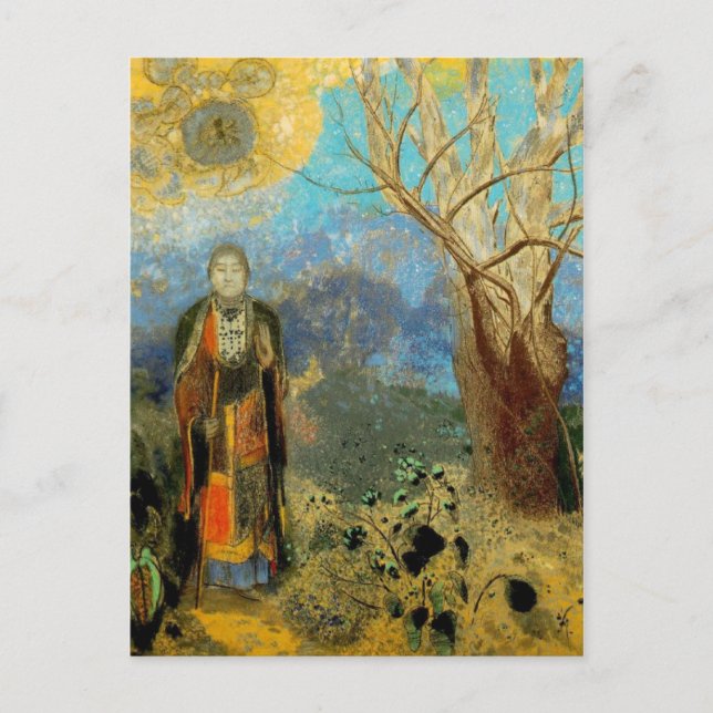 Odilon Redon - Le Bouddha Postcard (Front)