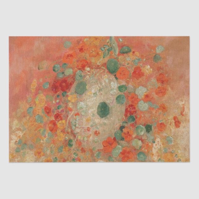 Odilon Redon | Nasturtiums (1905) Tissue Paper (Front)