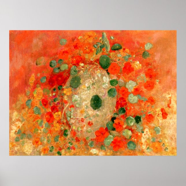 Odilon Redon - Nasturtiums, Poster (Front)