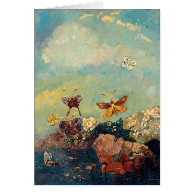 Odilon Redon Papillons Symbolisme Vintage Art (Devant)