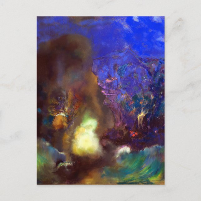 Odilon Redon Roger and Angelica Postcard (Front)