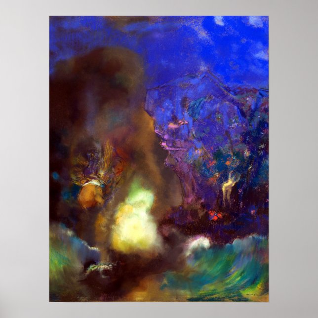 Odilon Redon Roger and Angelica Poster (Front)