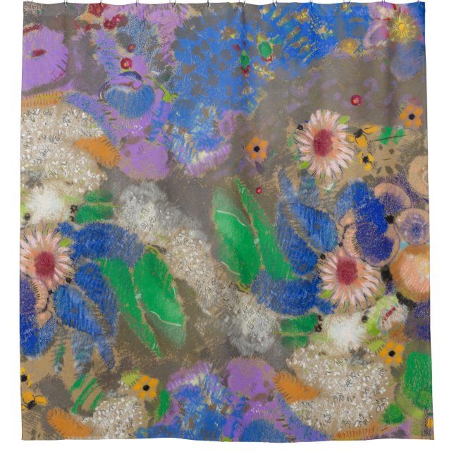 Odilon Redon's abstract flower background. (Front)