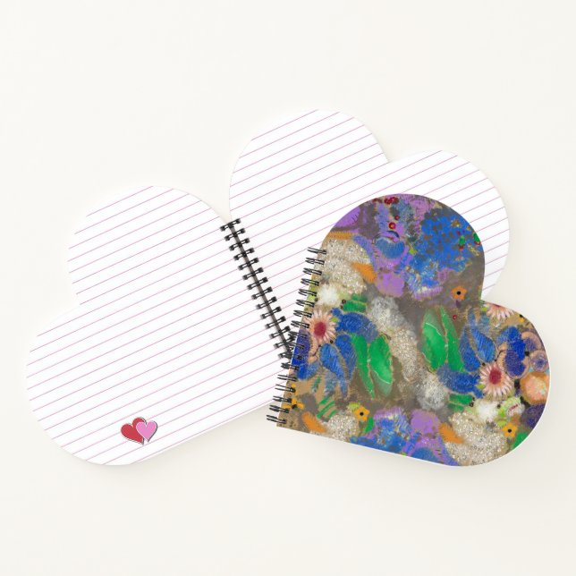 Odilon Redon's abstract flower background. Notebook (Inside)