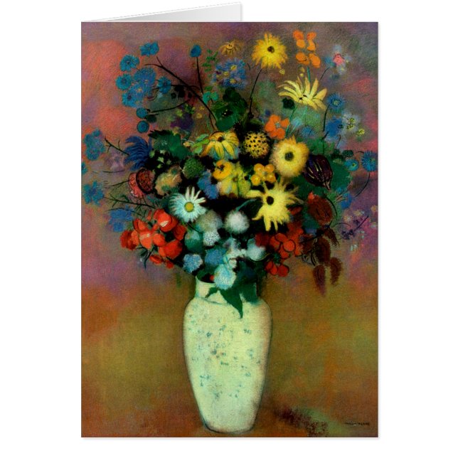 Odilon Redon's Vase with Flowers (1914) (Front)