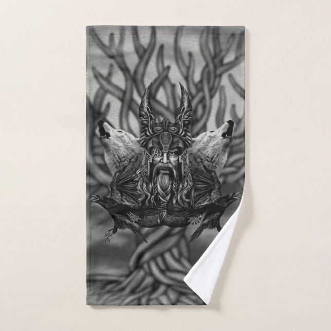 Odin -All-Father Bath Towel Set (Hand Towel)