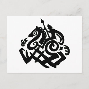 Odin and Sleipnir Postcard