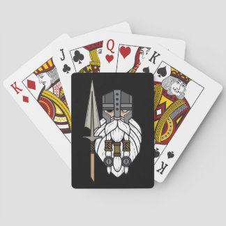 Odin Playing Cards Viking Mjolnir Norse Black