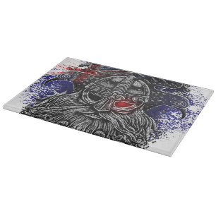 Odin ravens swords Viking Mythology Australia flag Cutting Board