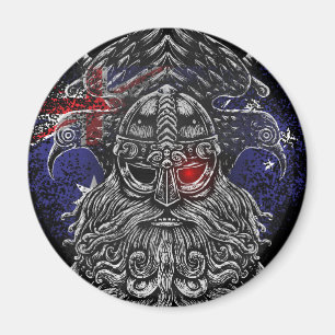 Odin ravens swords Viking Mythology Australia flag Magnet