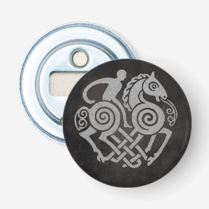 Odin Riding Sleipnir – Norse Mythology Viking Art Bottle Opener