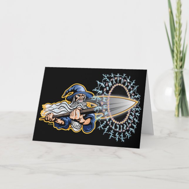 Odin - Runeblast - Greeting Card (Front)