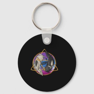 Odin’s Raven Astral Design Sticker Keychain