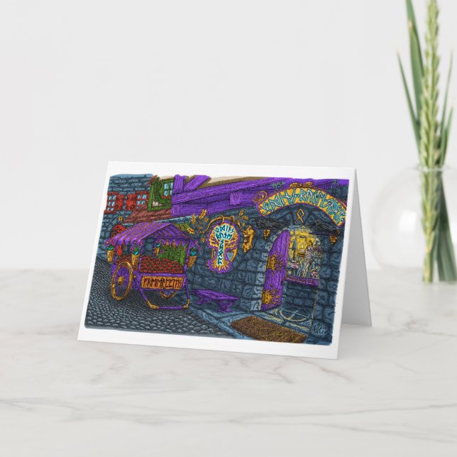 Odin’s Rune Shop - Greeting Card (Front)