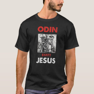 Odin Statt Jesus Vintage Viking Odhin Wotan Thor M T-Shirt