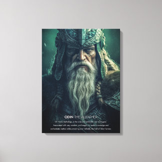 Odin the Allfather Canvas Print