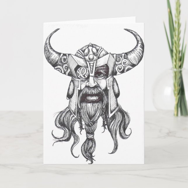 Odin the Great Norse God Card (Front)