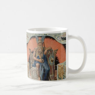 Odin with Huginn and Muninn Mug