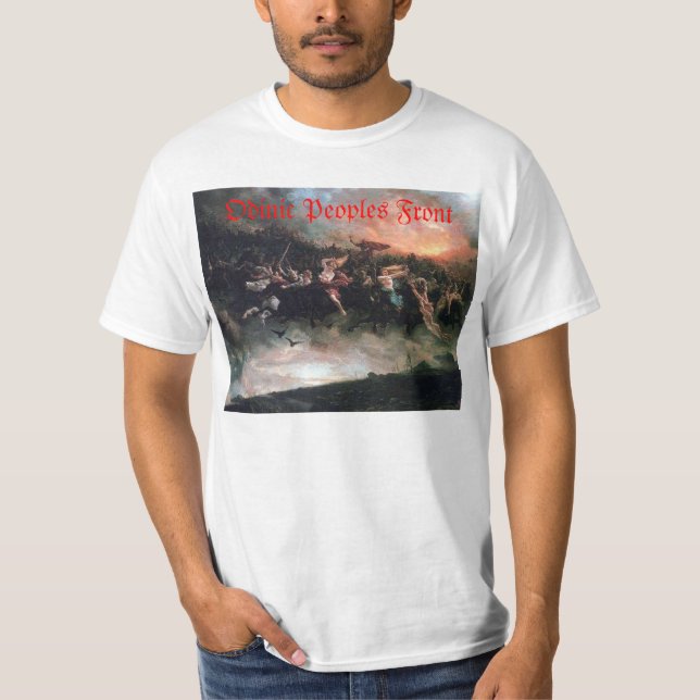 Odinic Peoples Front T-Shirt (Front)