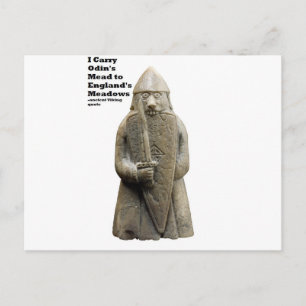 Odin's Prayer (Viking Berserker) Postcard