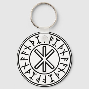Odin's Protection No.2 (black) Keychain