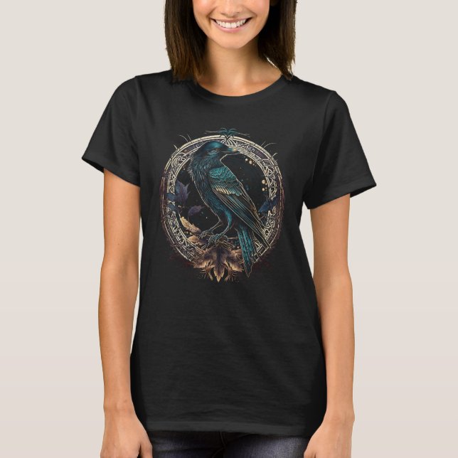Odins Raven Viking Midgard Thor Walhalla_5 T-Shirt (Front)