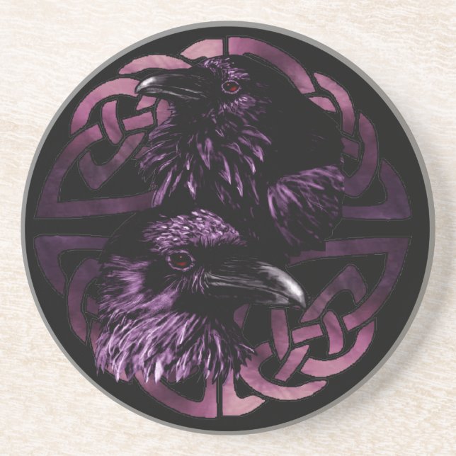 Odins Ravens buvant des dessous de verre (Devant)