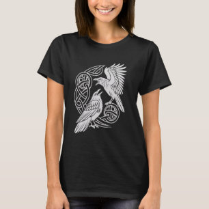 Odinu2019s Ravens Huginn & Muninn u2013 Nordic Cel T-Shirt