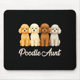 Odle Aunt Cute Dog Lover Gift Funny Women Puppy Ow Mouse Pad