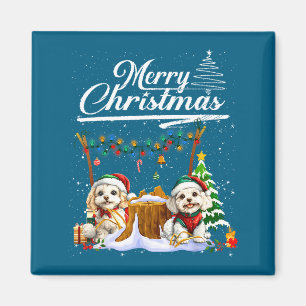 Odle Christmas Tree Lights Decorations Dog Lover X Magnet