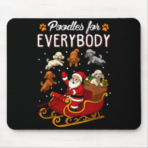 Odles Christmas Dog Mom Men Women Kids Funny Odle Mouse Pad