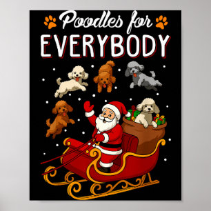 Odles Christmas Dog Mom Men Women Kids Funny Odle Poster