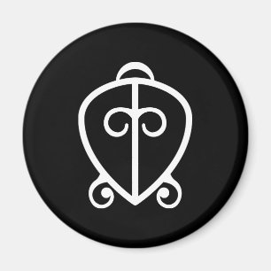 Odo Nnyew Fie Kwan   Power of Love Symbol Magnet