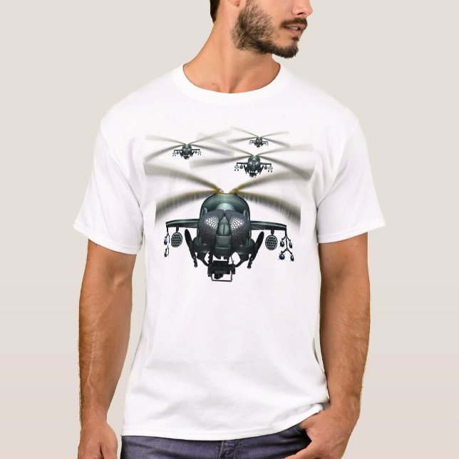 OdonataCopter Gunship T-Shirt (Front)