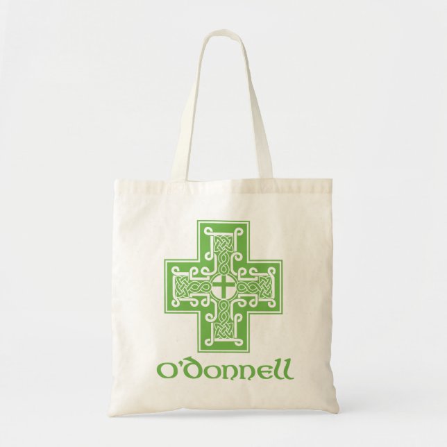 O'Donnell Irish Knot Cross Tote Bag (Front)