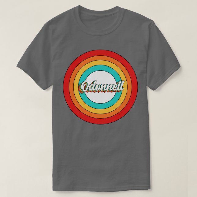 Odonnell Name Shirt Vintage Odonnell Circle (Design Front)