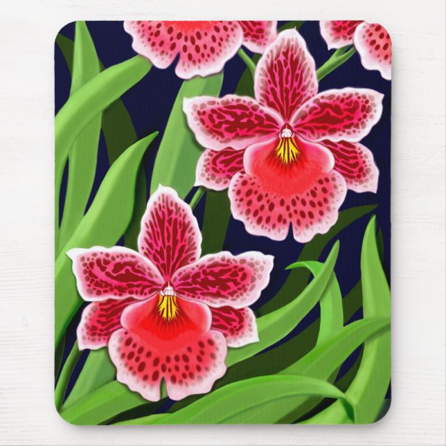 Odontoglossum Orchids Mousepad (Front)