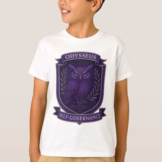 Odysseus Tee- Kids T-Shirt (Front)