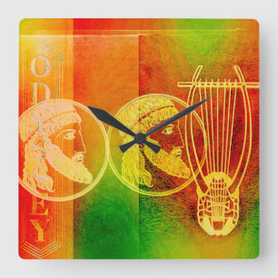 Odyssey Square Wall Clock