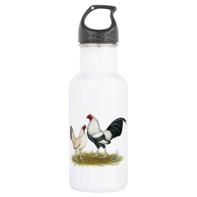 OE Game Blue Silver Wheaten 532 Ml Water Bottle (Front)