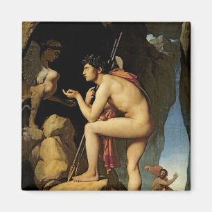 Oedipus and the Sphinx, 1808 Magnet