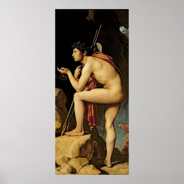 Oedipus and the Sphinx, 1808 Poster (Front)
