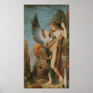 Oedipus and the Sphinx Poster