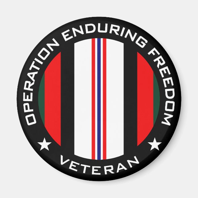 OEF Veteran Magnet (Front)