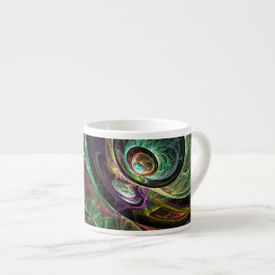 Oeil aux yeux Art Abstrait Espresso Mug