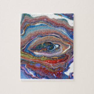 Oeil cosmique du puzzle d'univers